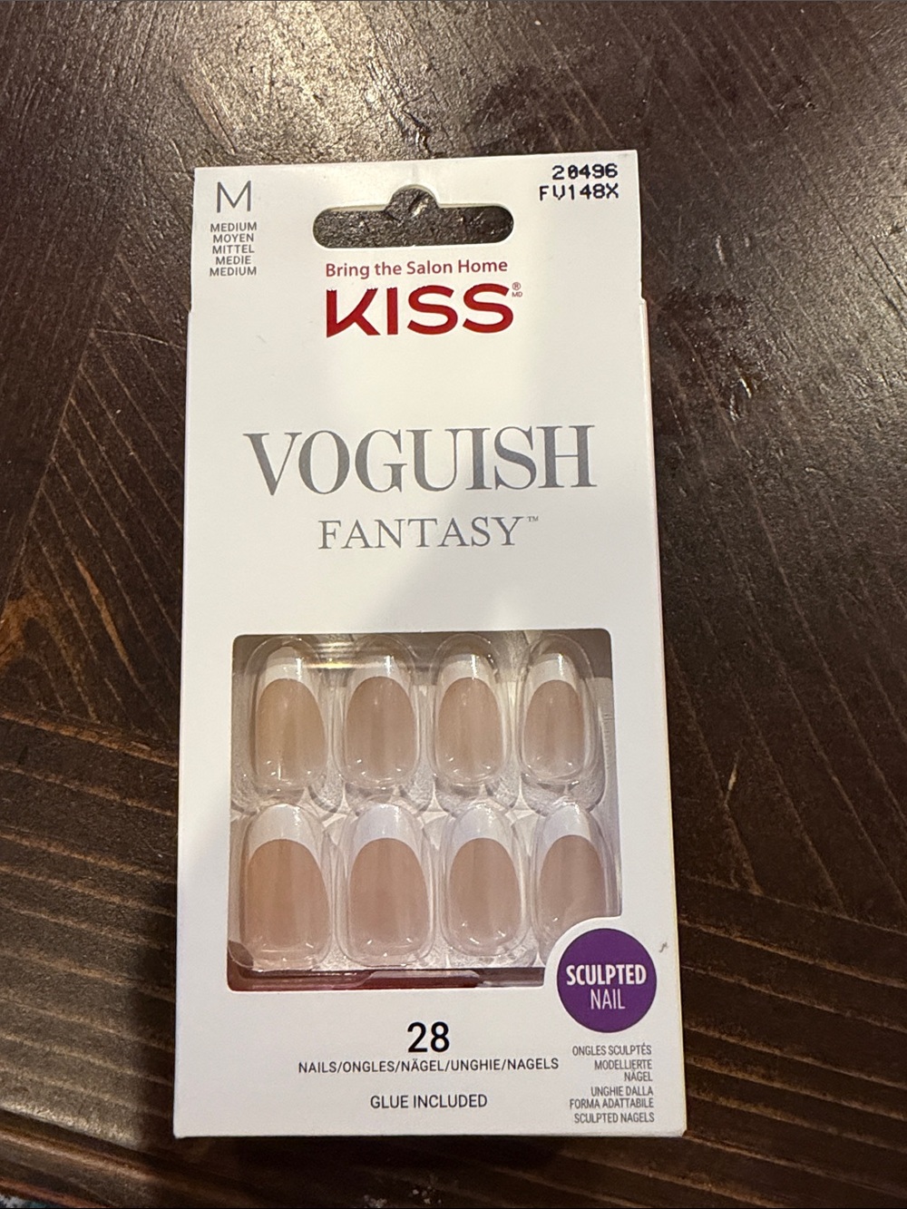 KISS VoguiSH Fantasy Sculpted Nude Press-On Nails - Neutral Pink